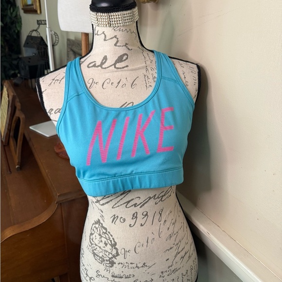 Nike Sports Bra Dri Fit with Racerback Design Moisture Wicking Choose Color - Picture 2 of 8